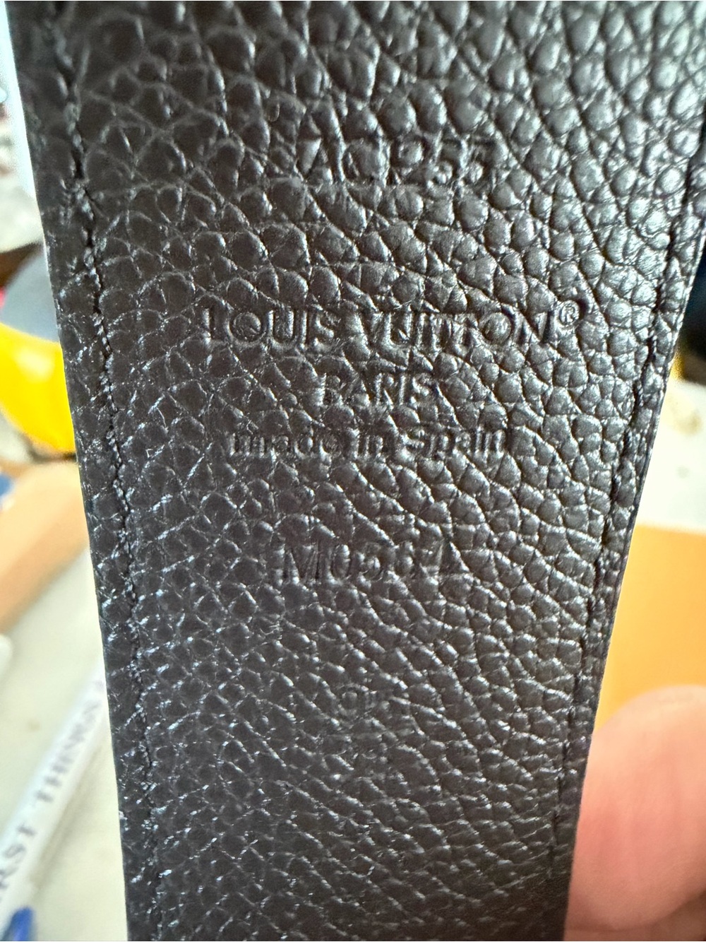 Louis Vuitton Reversible Monogram & Black Belt with Gold LV Circle ❌❌SOLD❌❌ loca - Picture 6 of 8